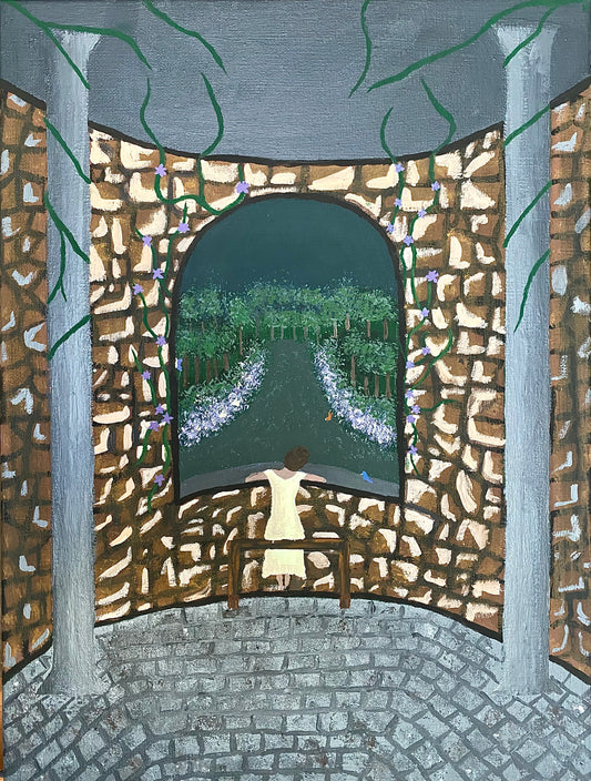 Мечтающая (She Who Dreams) - 30x40 cm Original